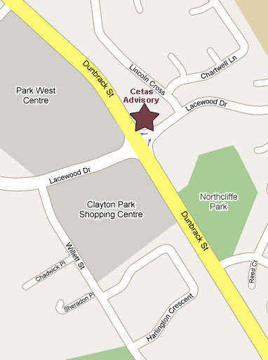 Cetas Advisory Location Map